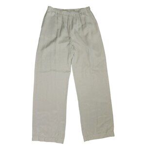 Soft Surroundings Pants Womens Size Medium Tall Solid All Tan Pull On Tencel